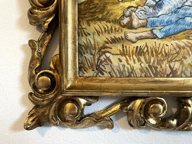 frame Noon rest from work Van Gogh replica