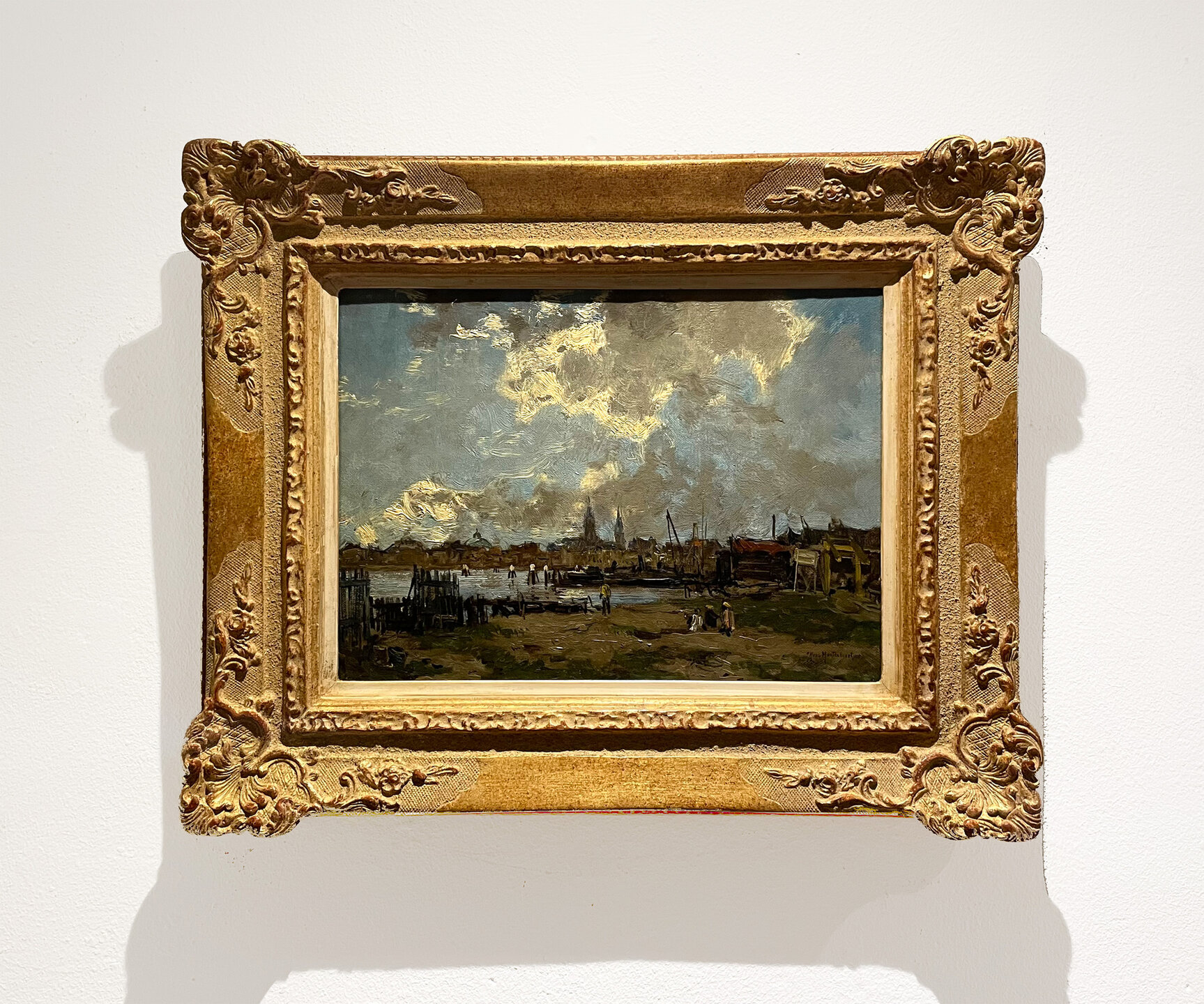 View of Amsterdam by Johan Hendrik van Mastenbroek