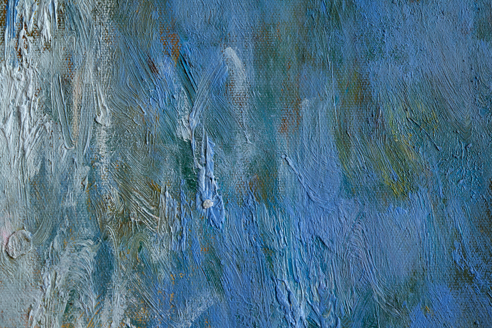Water Lilies Paris, Monet reproduction detail