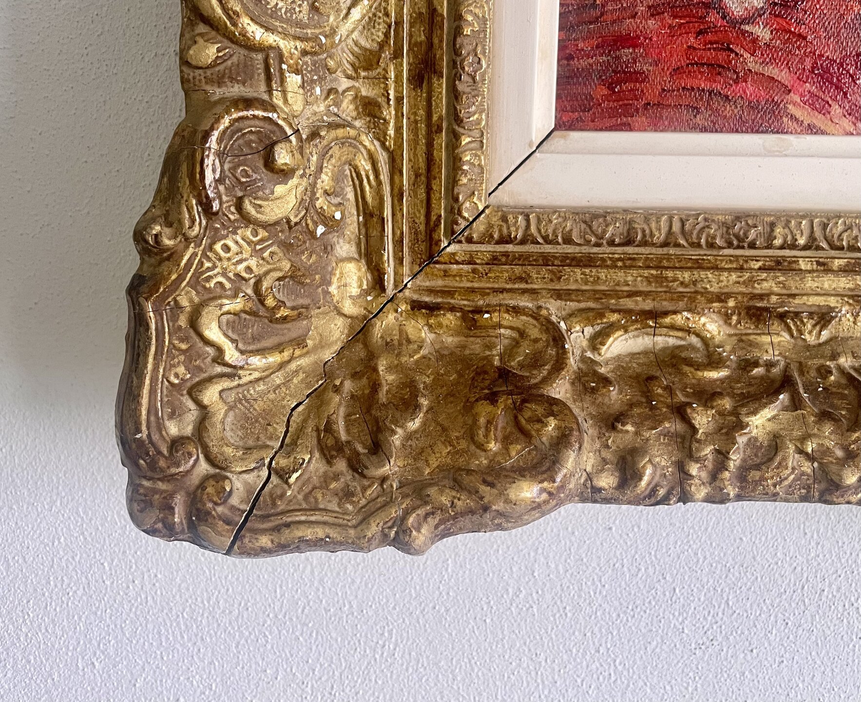 Saint-Paul Hospital at Saint-Remy Van Gogh replica frame
