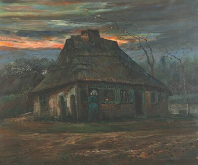 The Cottage Van Gogh reproduction