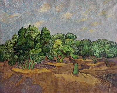 Olive Orchard Van Gogh replica