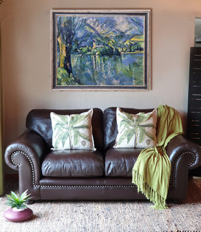 Lac Annecy Cezanne framed