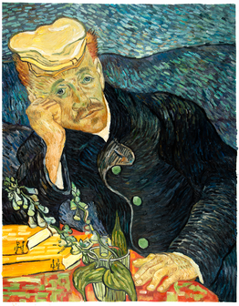 Portrait of Doctor Gachet Van Gogh reproduction