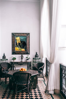 Portrait of Doctor Gachet Van Gogh replica framed