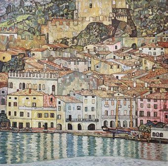 Lake Garda Gustav Klimt reproduction