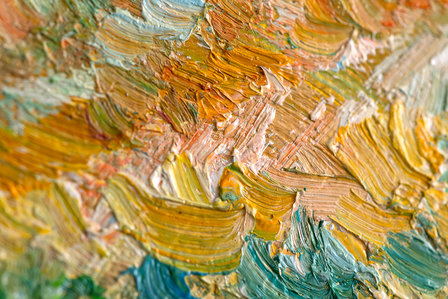detail Mountain Landscape behind the Saint-Paul Hospital Van Gogh reproduction
