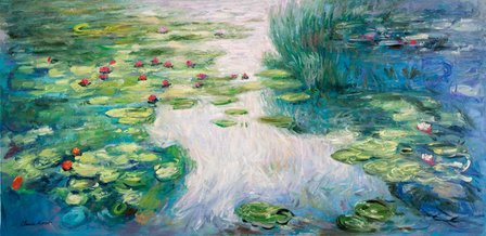Water Lilies Honolulu Monet reproduction