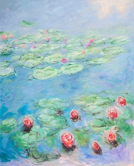 Water Lilies San Francisco, Monet reproduction