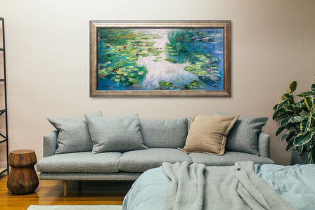 Water Lilies Honolulu Monet replica framed