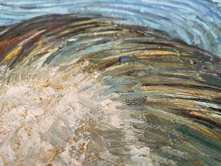 Self Portrait Van Gogh reproduction replica detail 