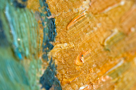 detail Pine Trees at Sunset Van Gogh reproduction