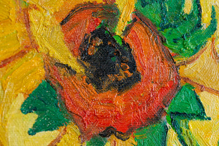 Vase with 15 sunflowers Van Gogh