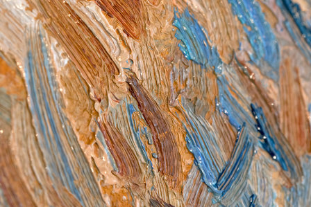 detail Sheaves of Wheat Van Gogh reproduction