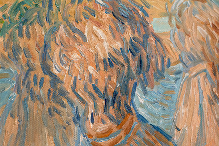 Sheaves of Wheat Van Gogh reproduction detail