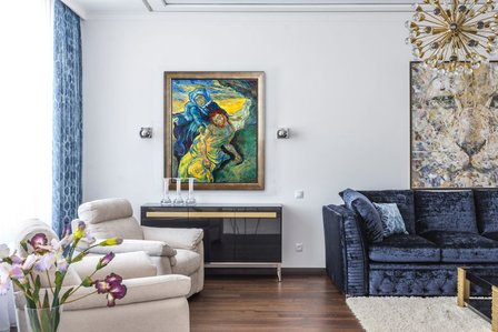 framed Pieta Van Gogh reproduction