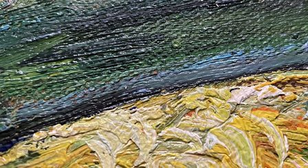 Water Lilies Monet replica detail