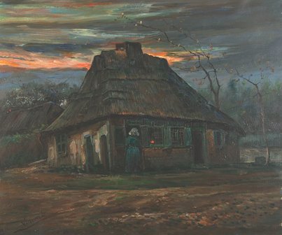 The Cottage Van Gogh reproduction