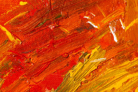 detail Falling leaves Van Gogh reproduction