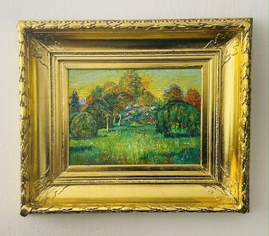 Framed The Poet's Garden Van Gogh reproduction
