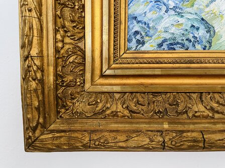 detail frame Rocks with oak Tree Van Gogh