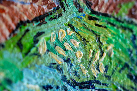 Tree Roots framed Van Gogh replica detail