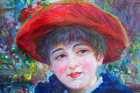 detail Two Sisters on the Terrace Renoir reproduction 