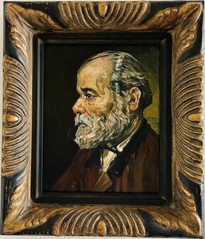 Framed Old Man with Beard Van Gogh reproduction