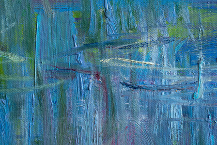 Water Lilies Tokyo, Monet reproduction detail