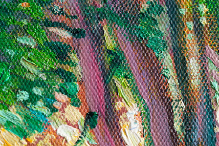 detail Trees and Undergrowth Van Gogh reproduction 