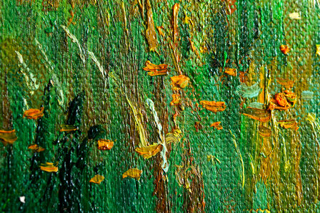 detail Poet&#039;s Garden framed Van Gogh replica