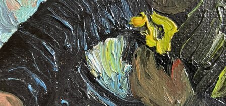 detail The Sower by Cees van Loon, Van Gogh reproduction