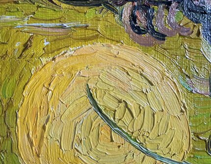 detail The Sower by Cees van Loon, Van Gogh replica