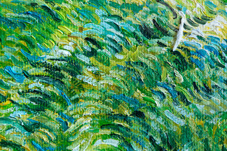 Olive Grove framed Van Gogh replicaOlive Grove framed Van Gogh reproduction detail