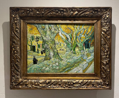 The Road Menders framed Van Gogh replica