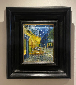 Cafe Terrace framed Van Gogh reproduction