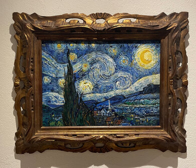 Starry Night framed Vincent van Gogh reproduction