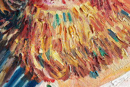 Self-Portrait Autumn 1887 Van Gogh Replica detail