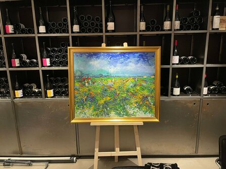The Green Vineyard Van Gogh reproduction, hand-painted in oil on canvas