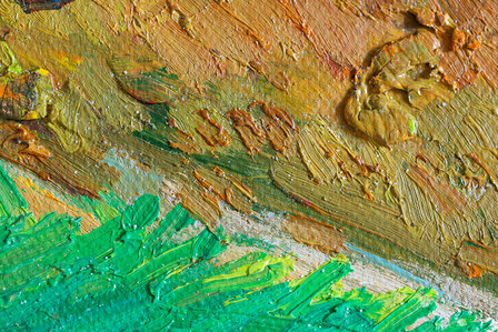 Two Lovers framed Van Gogh reproduction detail