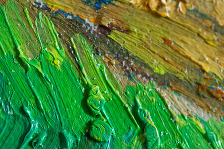 Two Lovers framed Van Gogh replica detail