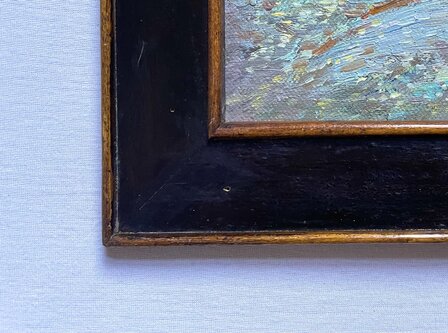 frame Fishing Boats on the Beach Van Gogh reproduction