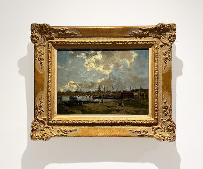 View of Amsterdam by Johan Hendrik van Mastenbroek