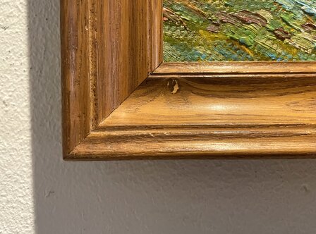 frame Flowers in a blue Vase framed Van Gogh reproduction