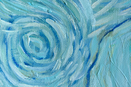 Self-Portrait Vincent van Gogh replica detail