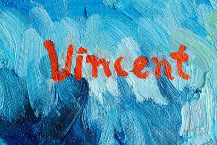 Portrait of a Peasant Van Gogh replica detail