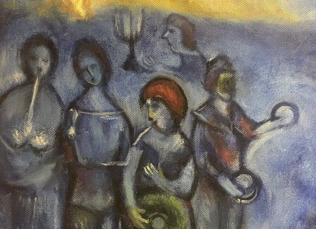 detail marc Chagall reproduction detail