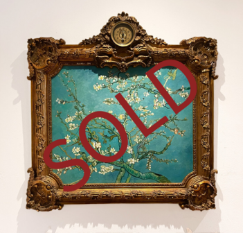 Sold Blossoming Almond Tree Van Gogh framed reproduction