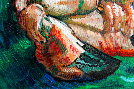 Crab on its Back framed Van Gogh reproduction detail