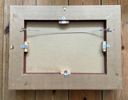 rear Two Cut Sunflowers Van Gogh framed reproduction